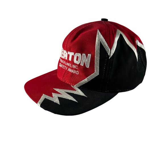 Keaton Truck Lines Safety Award Ball Cap Hat Adjustable Red Black ATT Headwear - Picture 2 of 10